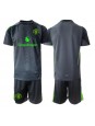 Billige Manchester United Keeper Bortedraktsett Barn 2025-26 Kortermet (+ Korte bukser)